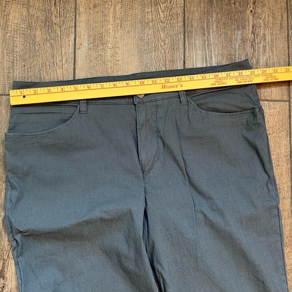 Lululemon ABC Pants Mens 36 Gray LM5670S Performance Cotton/Nylon/Elastane Blend - Picture 4 of 6